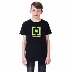 Horsefeathers BASE YOUTH T-SHIRT Chlapčenské tričko, čierna, veľkosť L