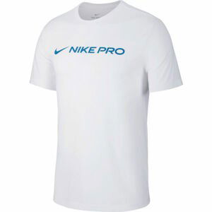 Nike DRY TEE NIKE PRO M biela L - Pánske športové tričko