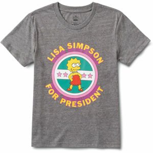 Vans WM X THE SIMPSONS LISA 4 PREZ Dámske tričko, sivá, veľkosť L