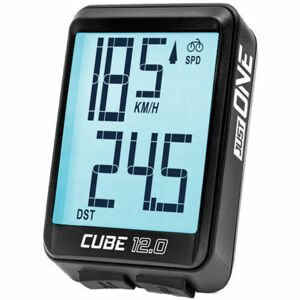 One CUBE 12.0 tachometer, čierna,biela, veľkosť