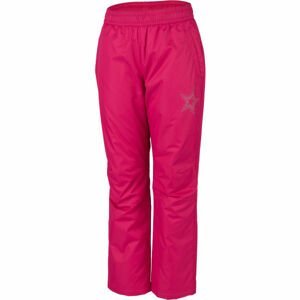 Lewro GIDEON Detské zateplené nohavice, ružová, veľkosť 152-158