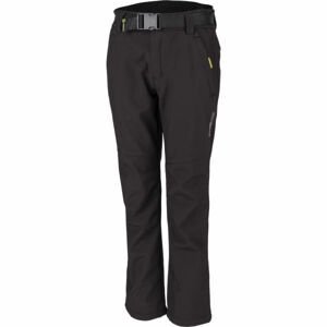 Lewro NERYS čierna 152-158 - Chlapčenské softshellové nohavice