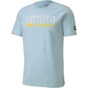 Puma ATHLETIC TEE BIG LOGO modrá S - pánske športové tričko