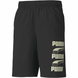 Puma REBEL WOVEN SHORTS 9 Pánske šortky, čierna, veľkosť XL