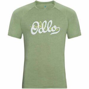 Odlo MEN'S T-SHIRT S/S CREW NECK CONCORD zelená XL - Pánske tričko