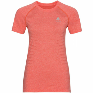 Odlo WOMEN'S T-SHIRT CREW NECK S/S SEAMLESS ELEMENT oranžová M - Dámske tričko