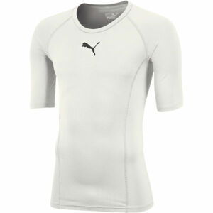 Puma LIGA BASELAYER TEE SS JR Chlapčenské funkčné tričko, biela, veľkosť 164