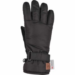 Willard RONNA Dámske lyžiarske rukavice, čierna, veľkosť L