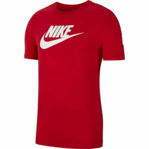 Nike NSW HYBRID SS TEE M červená 2XL - Pánske tričko