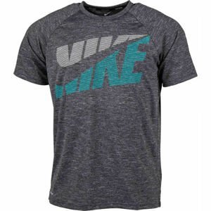 Nike HEATHER TILT čierna L - Pánske tričko do vody