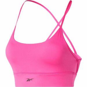 Reebok WOR NEW TRI BACK BRA-PAD Podprsenka, ružová,čierna, veľkosť