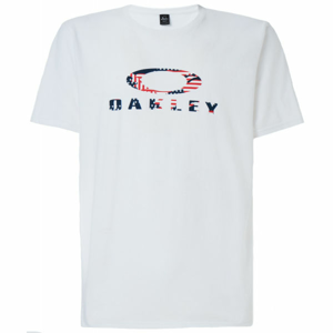 Oakley USA FLAG ELLIPSE SS TEE biela XXL - Pánske triko