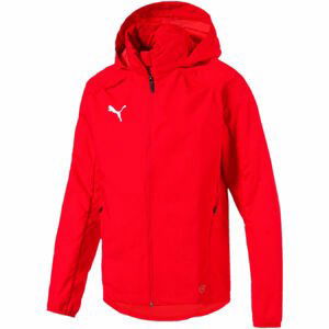 Puma LIGA TRAINING RAIN JACKET Pánska športová bunda, oranžová, veľkosť XS