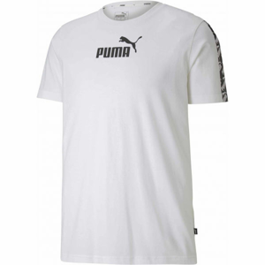 Puma APLIFIED TEE biela M - Pánske športové tričko