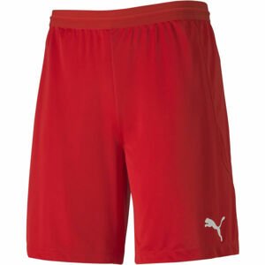 Puma TEAM FINAL 21 KNIT SHORTS Pánske šortky, červená, veľkosť S