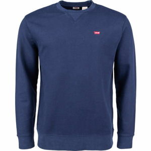 Levi's NEW ORIGINAL CREW CORE Pánska mikina, tmavo modrá, veľkosť S