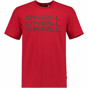 O'Neill LM TRIPLE STACK T-SHIRT Pánske tričko, červená,tmavo sivá, veľkosť