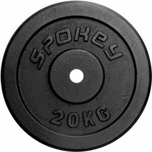 Spokey SINIS 20KG 29MM Nakladací kotúč, čierna, veľkosť