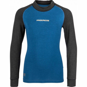Progress CC NDRD Dievčenské  funkčné tričko s dlhým rukávom, modrá, veľkosť 116