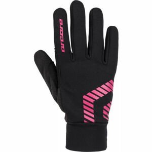 Arcore EVADE Zimné rukavice, čierna,ružová, veľkosť