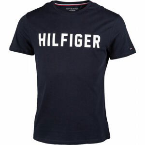 Tommy Hilfiger CN SS TEE HILFIGER Pánske tričko, tmavo modrá, veľkosť S