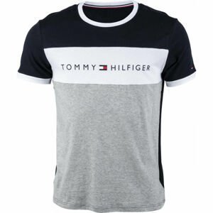 Tommy Hilfiger CN SS TEE LOGO FLAG  M - Pánske tričko
