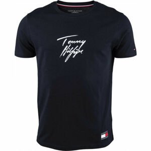 Tommy Hilfiger CN SS TEE LOGO  S - Pánske tričko