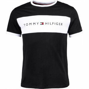 Tommy Hilfiger CN SS TEE LOGO FLAG  M - Pánske tričko