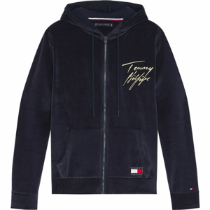 Tommy Hilfiger HOODIE LS FZ VELOUR  M - Pánska mikina