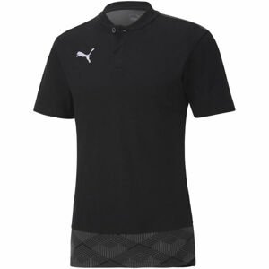 Puma TEAM FINAL 21 CASUALS POLO Unisex tričko, čierna, veľkosť M