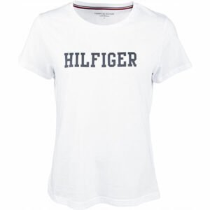 Tommy Hilfiger CN TEE SS HILFIGER Dámske tričko, biela, veľkosť