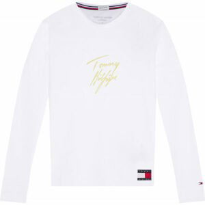 Tommy Hilfiger LS TEE GOLD  M - Dámske tričko s dlhým rukávom