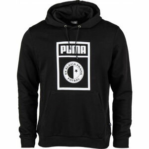 Puma SLAVIA PRAGUE GRAPHIC HOODY čierna XXL - Pánska mikina