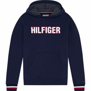 Tommy Hilfiger OH HOODIE Dámska mikina, tmavo modrá, veľkosť M