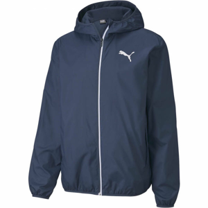 Puma ESSENTIALS SOLID WINDBREAKERS Pánska bunda, tmavo modrá,biela, veľkosť