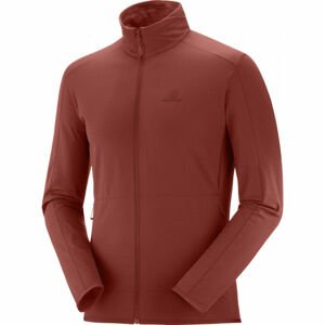 Salomon OUTRACK FULL ZIP MID M  XL - Pánska mikina