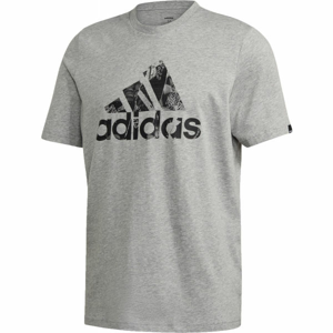 adidas M PHT LG T sivá S - Pánske tričko