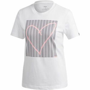 adidas W ADI HEART T biela XS - Dámske tričko