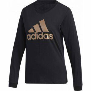 adidas U-B LONG SLEEVE T-SHIRT Dámske tričko, čierna, veľkosť