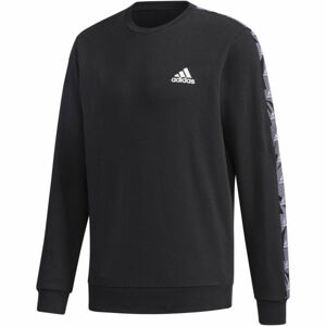 adidas ESSENTIALS TAPE SWEATSHIRT Pánska mikina, čierna, veľkosť XXL