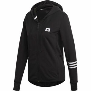 adidas DESIGNED TO MOVE MOTION FULLZIP HOODIE čierna XS - Dámska mikina