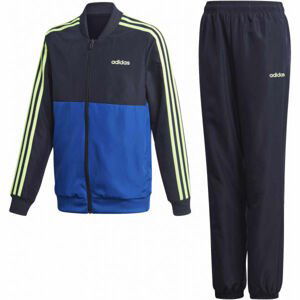 adidas YB TRACKSUIT WOVEN Chlapčenská šuštiaková súprava, tmavo modrá,modrá,žltá, veľkosť