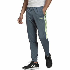 adidas SERENO 19 TRAINING PANT Pánske športové tepláky, tmavo modrá,reflexný neón, veľkosť