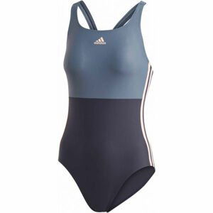 adidas SH3.RO COLORBLOCK 3S SWIMSUIT Dámske jednodielne  plavky, tmavo modrá, veľkosť 40