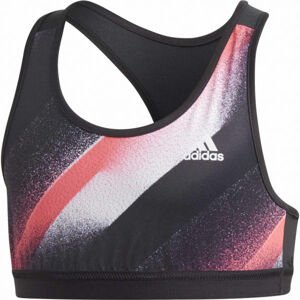 adidas YG UNLEASH CONFIDENCE BRA TOP Dievčenská  podprsenka, čierna, veľkosť 128