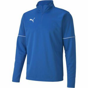 Puma TEAMGOAL 1 4 ZIP TOP CORE modrá XL - Pánska mikina