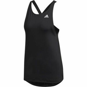 adidas DESIGNED TO MOVE AOP TANK Dámske športové tielko, čierna,biela, veľkosť