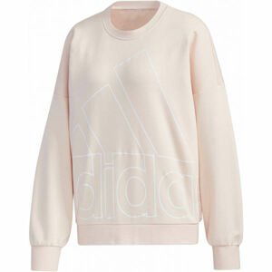 adidas WOMENS FAVOURITES BIG LOGO SWEATSHIRT Dámska mikina, béžová, veľkosť M