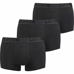 Levi's MEN PREMIUM TRUNK 3P Pánske boxerky, čierna, veľkosť S