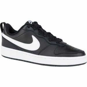 Nike COURT BOROUGH LOW 2 Detské tenisky, čierna, veľkosť 35.5